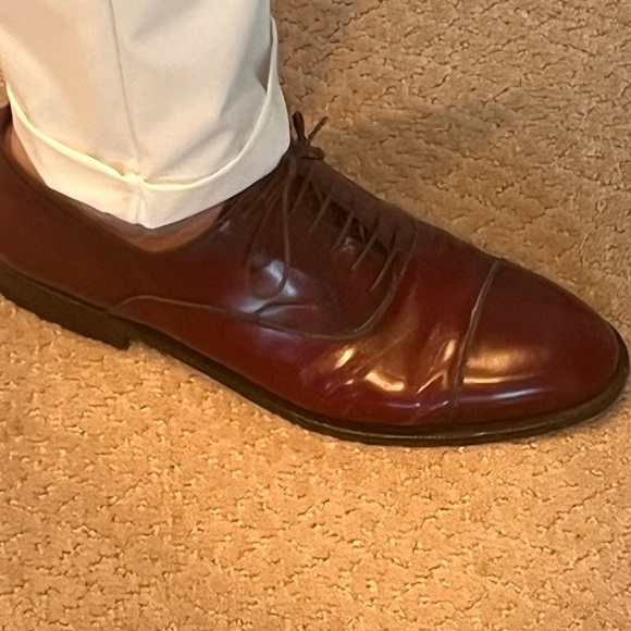 Ferragamo cap toe shoes size 9 1/2 - Picture 2 of 13